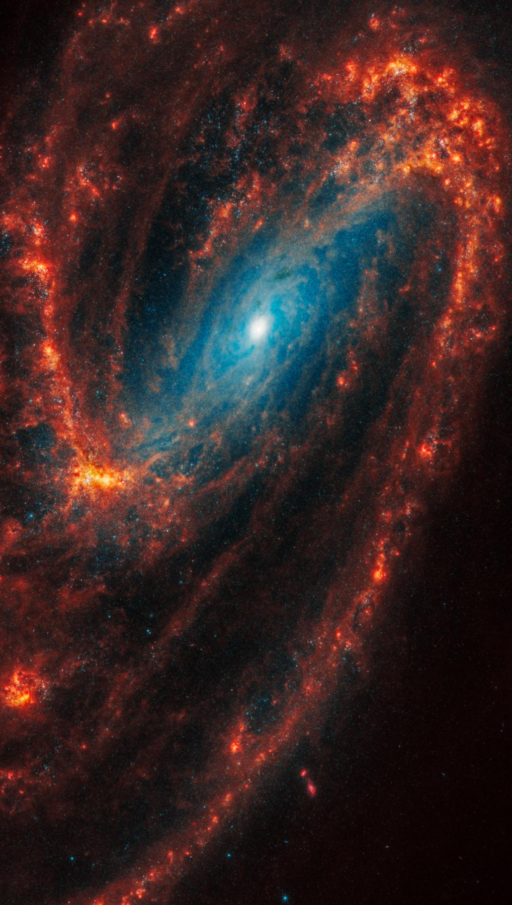 New b images show staggering structure in 19 nearby spiral galaxies